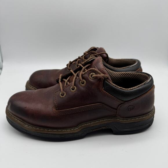 Wolverine Leather Oxford Work Shoes Brown W04818 Men\'s 9.5 EW Soft Toe main image 5